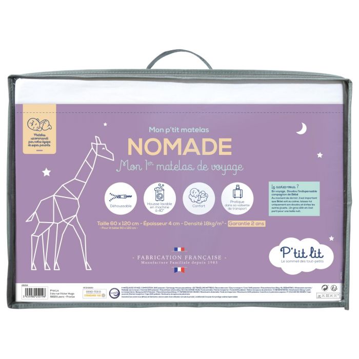 Matelas De Voyage Nomade 60 X 1 Cm De P Tit Lit