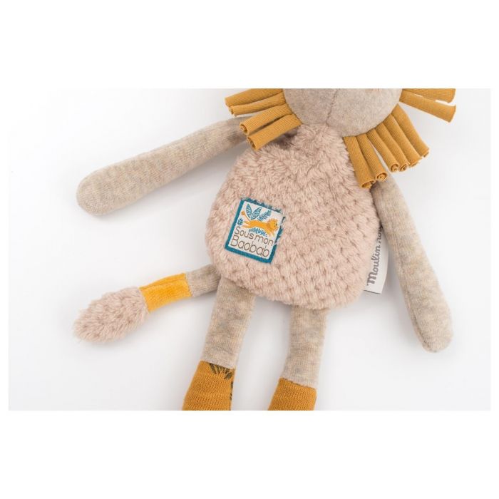 Doudou Hochet Lion Sous Mon Baobab De Moulin Roty