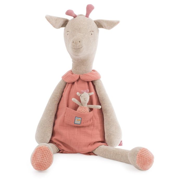 Peluche Bebe Girafe Geante Sous Mon Baobab De Moulin Roty