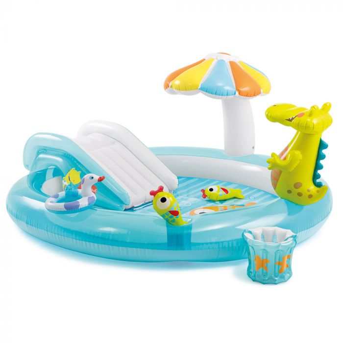Aire De Jeux Gonflable Alligator De Intex