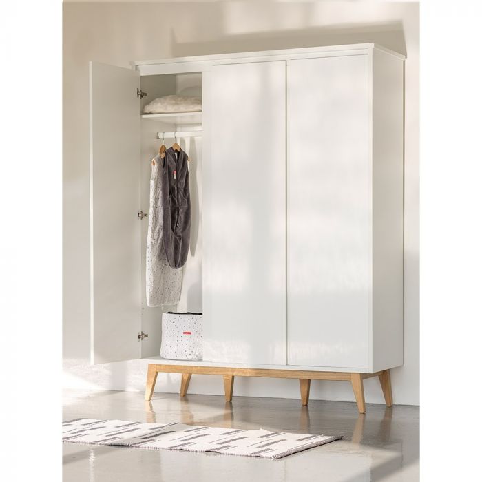 Chambre Pure White Trio Avec Lit Bebe 70 X 140 Cm De Pericles