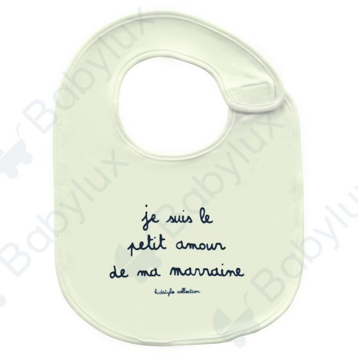 Bavoir Petit Amour De Marraine De Kidstyle