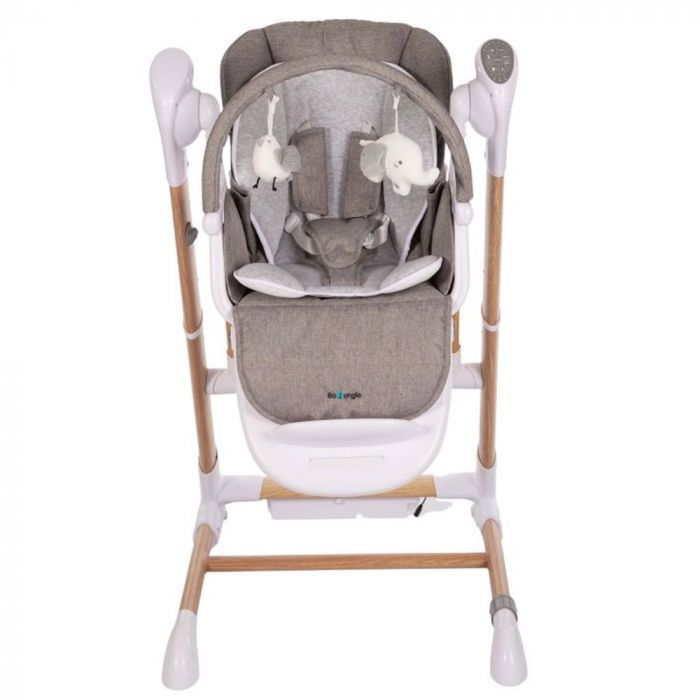 Chaise haute B Swinging High Chair Wood de Bo Jungle