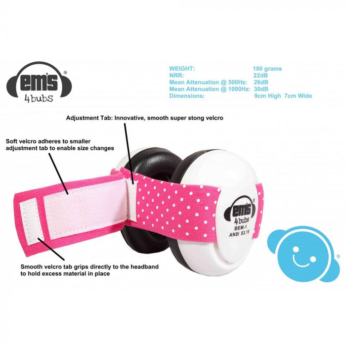 Casque anti-bruit de EM'S 4 Kids