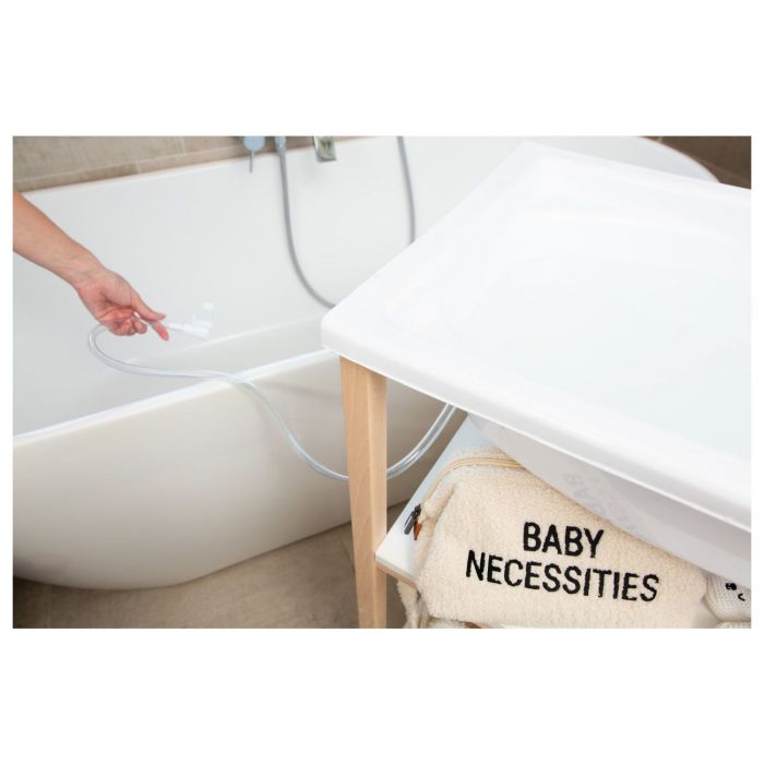 Table à langer en bois avec baignoire Essentiel - BabyNeoShop by