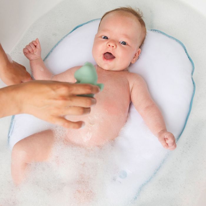 Coussin de bain bébé blanc