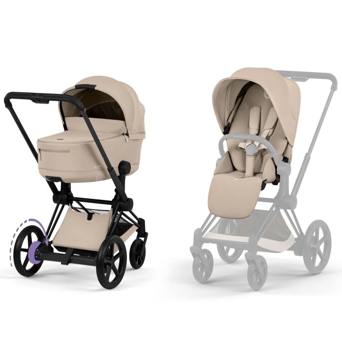 Duo e-Priam 3 + nacelle pliable