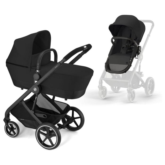 Poussette tout terrain balios s 2en1 noir Cybex