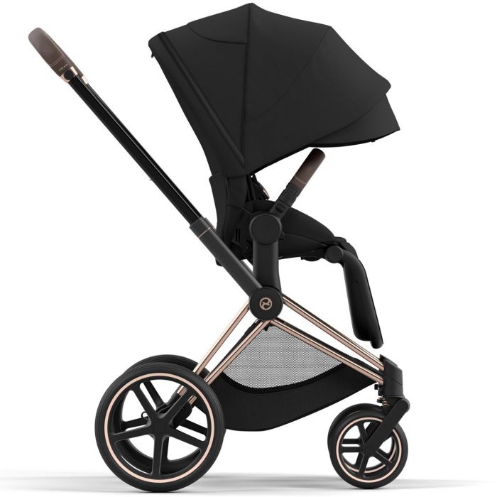 Cybex - Poussette Priam rosegold, nacelle et siège auto Cloud Z I