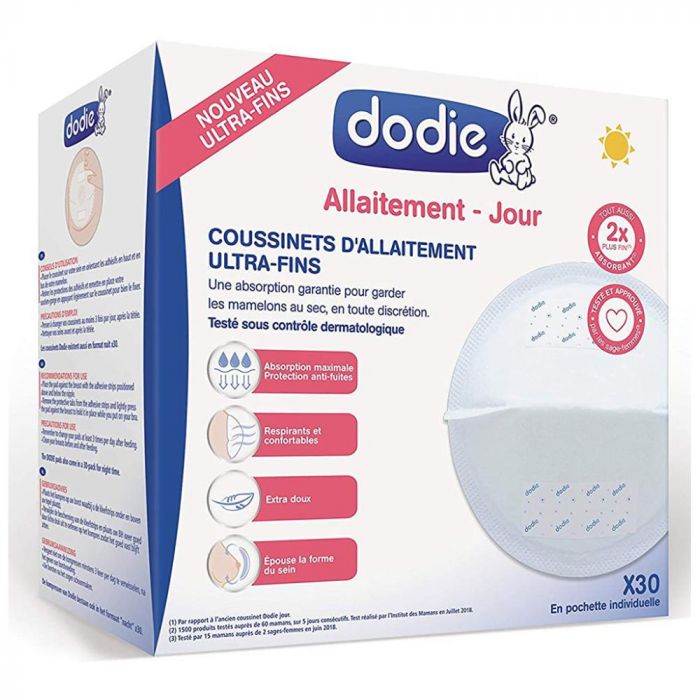 Coussinets d'allaitement ultrafins Jour – 30 pcs de Dodie