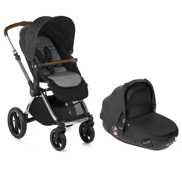 Poussette duo Convertible Two+ grise