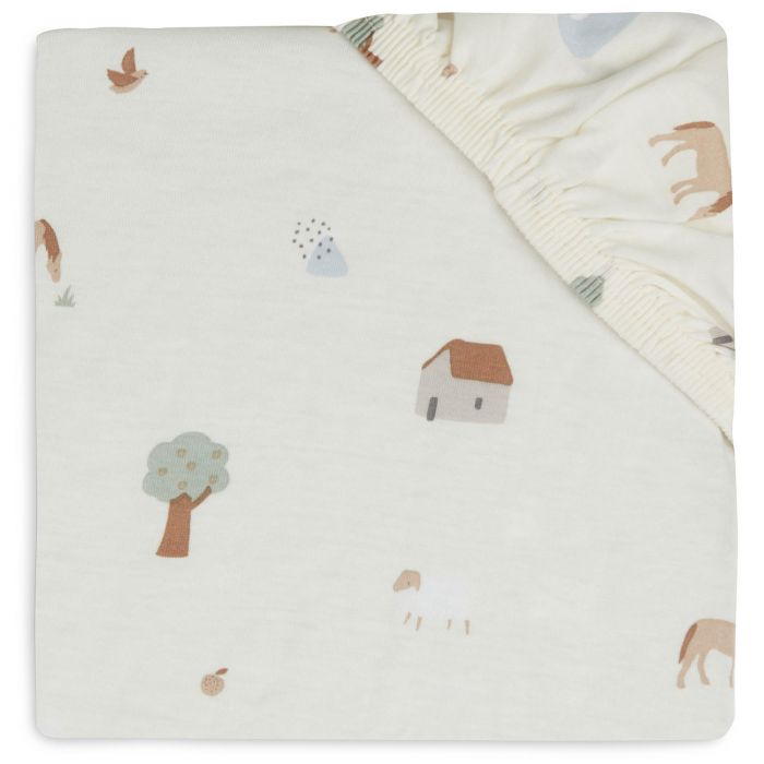 Drap housse pour lit bebe jersey 60x120 cm de Jollein