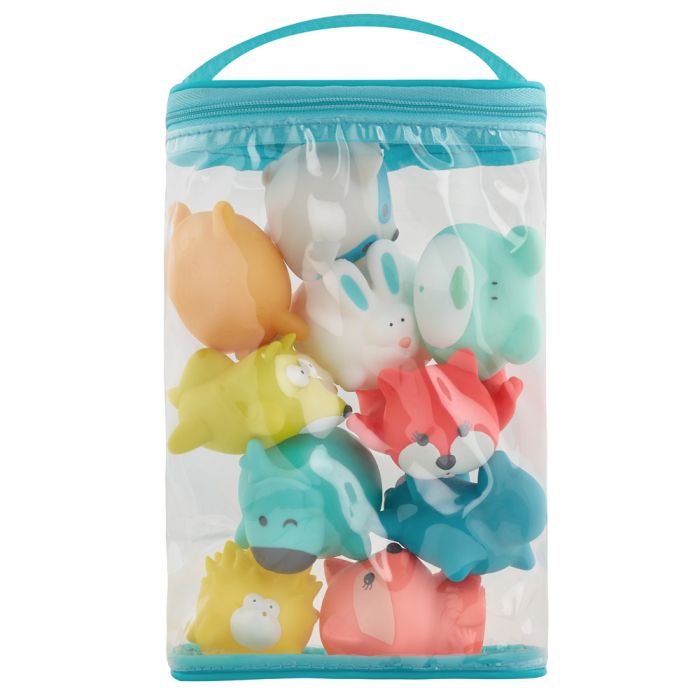 Badabulle Rigolos Splash Montagne Jouets de Bain Gicleurs avec Flotteurs Lot de 6 Pièces 