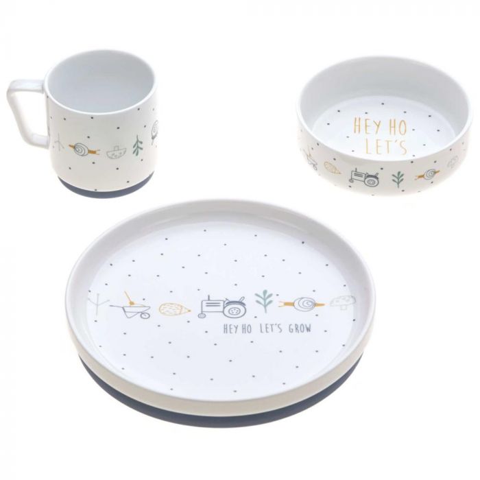 Coffret Repas En Porcelaine 3pcs De Lassig Coffret Repas En Porcelaine 3pcs De Lassig