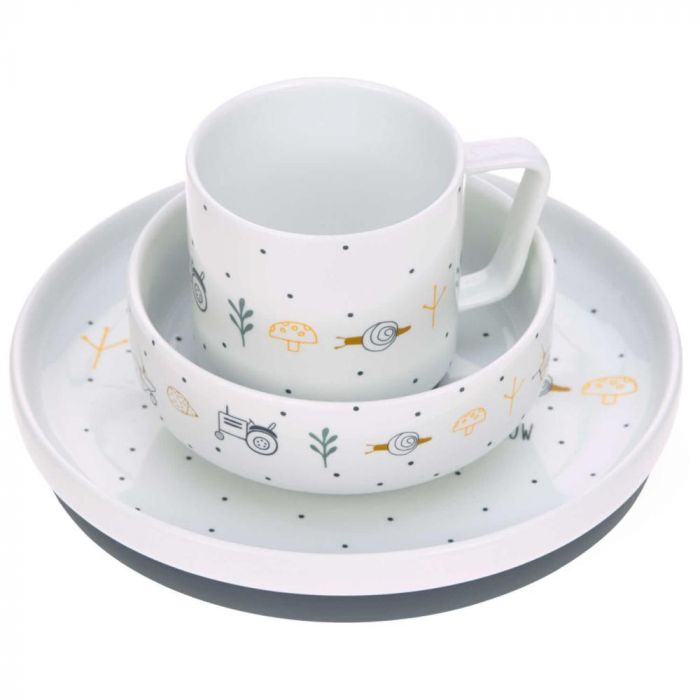 Coffret Repas En Porcelaine 3pcs De Lassig Coffret Repas En Porcelaine 3pcs De Lassig
