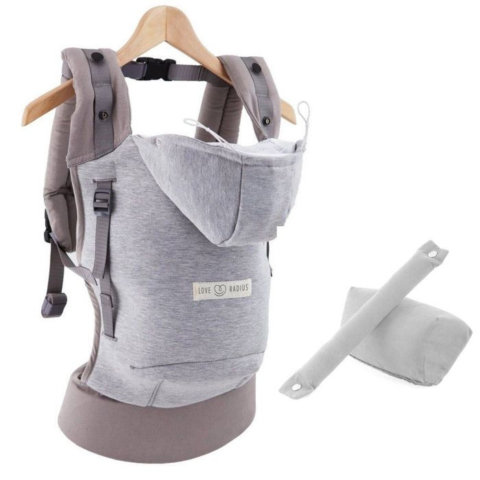 Porte Bebe Hoodiecarrier Pack Rehausseur Et Cale Tete De Love Radius