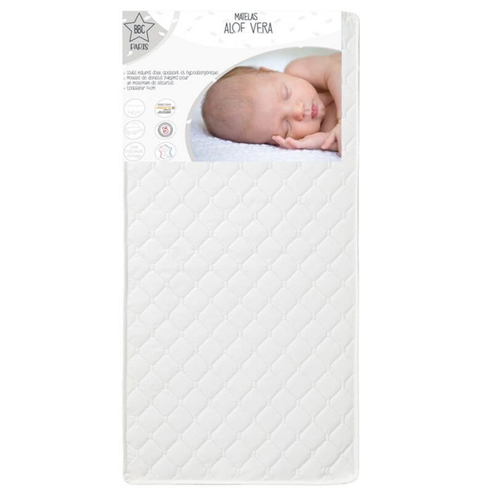 Matelas Bebe Aloe Vera 70 X 140 Cm De c Paris