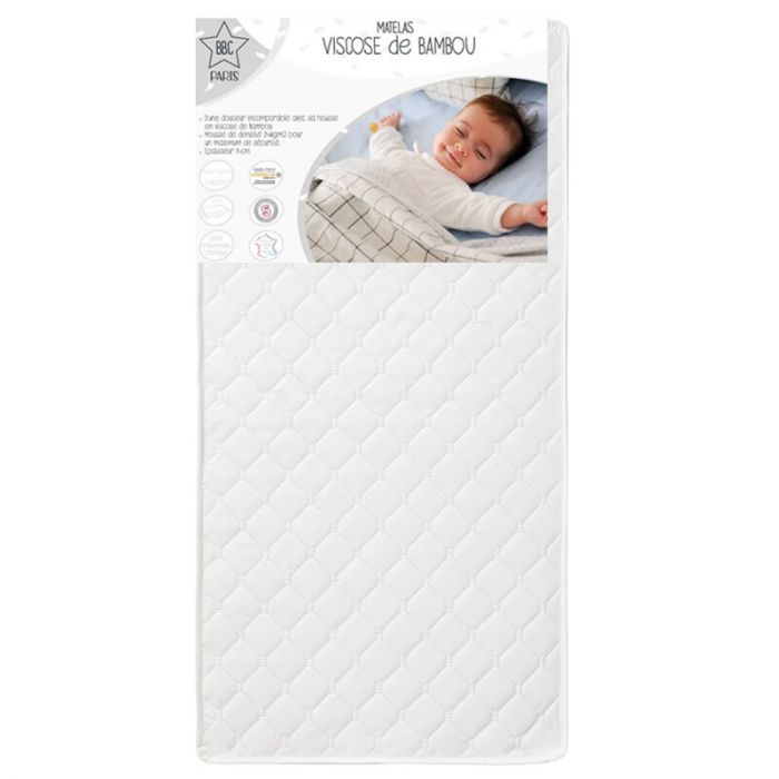 Matelas Bebe Viscose De Bambou 70 X 140 Cm De c Paris