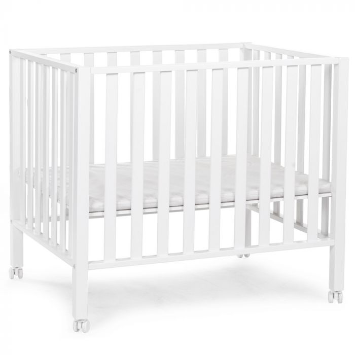 Parc En Bois 75x95cm Avec Roues De Childwood