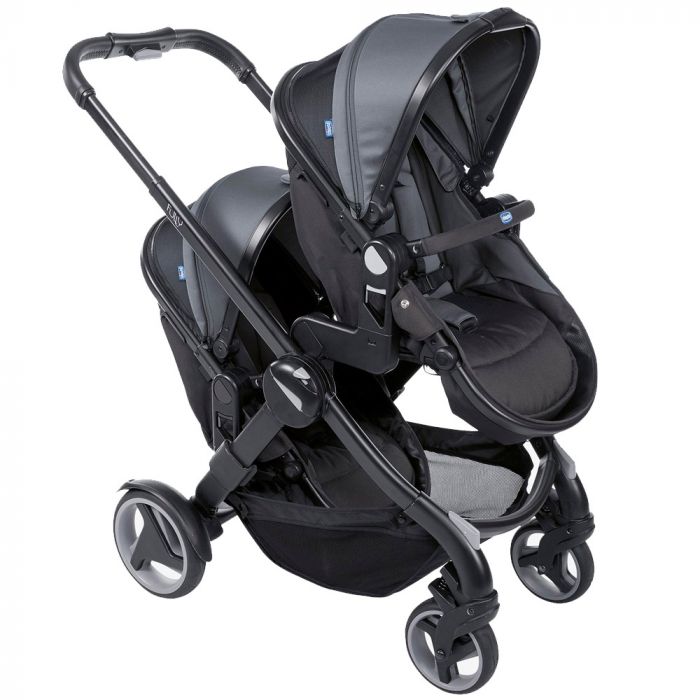 poussette simple transformable en double