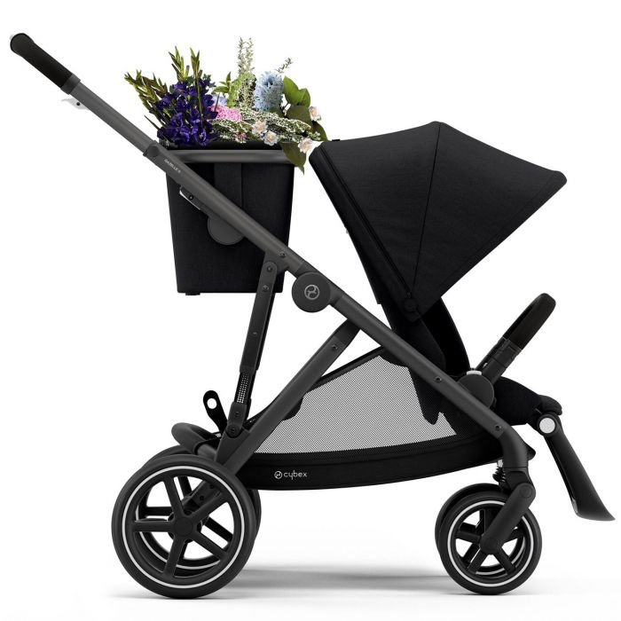 Poussette DUO Gazelle S Silver Ocean Blue + Cloud G Moon Black CYBEX, Vente  en ligne de Poussette Duo