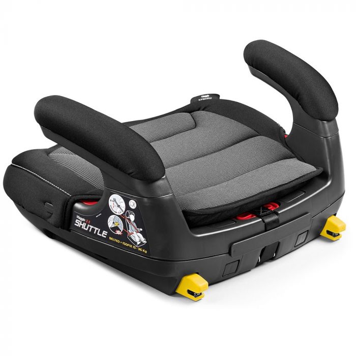 HUGO Siège-auto rehausseur ISOFIX groupe 2/3 15 à 36 kg Noir au