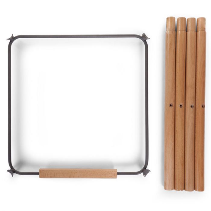 Set de pieds longs + repose-pieds pour chaise Evolu / Evowood