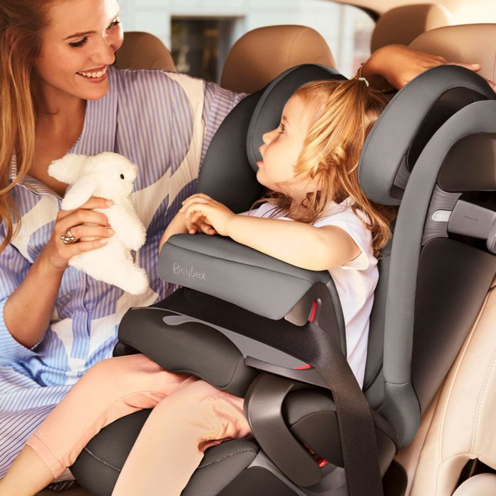 CYBEX Gold Siège Auto Évolutif Pallas S-Fix 9-36 kg De 9 Mois à 12 Ans environ Adapté aux Voitures Avec ou Sans ISOFIX Autumn Gold Groupes 1/2/3 