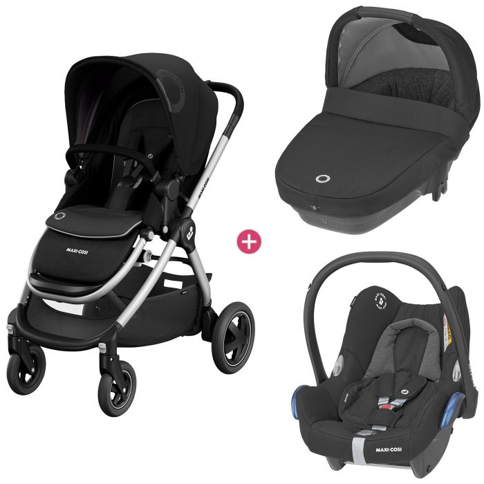 Trio Poussette Adorra 2 Nacelle Amber Plus Coque Bebe Cabriofix De Bebe Confort Maxi Cosi