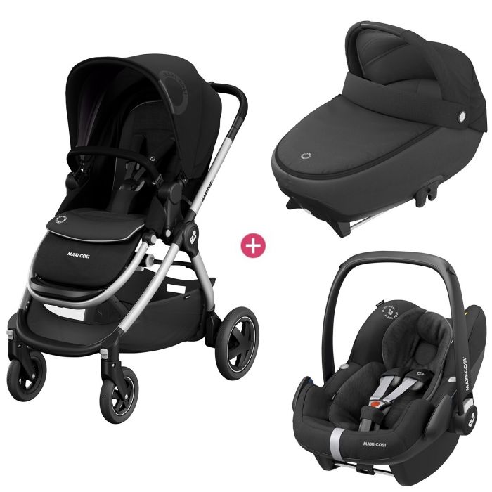 Trio Poussette Adorra 2 Nacelle Jade Coque Bebe Pebble Pro De Bebe Confort Maxi Cosi