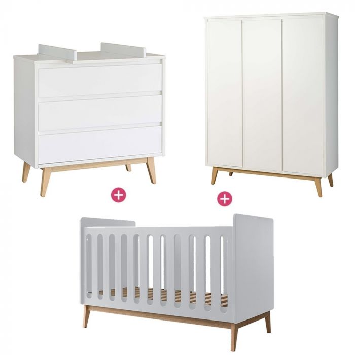Chambre Pure White Trio Avec Lit Bebe 60 X 1 Cm De Pericles Chambre Pure White Trio Avec Lit Bebe 60 X 1 Cm De Pericles