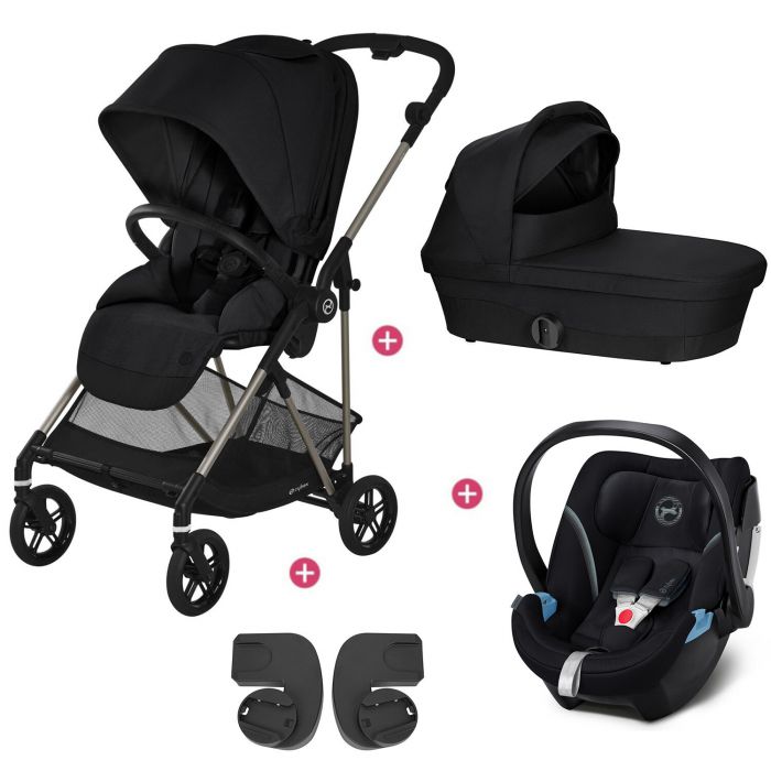 Trio Poussette Melio Nacelle Aton 5 De Cybex