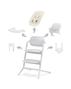 Pack 4-en-1 chaise haute Lemo 2
