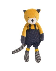 Peluche chat moutarde Lulu - Les Moustaches