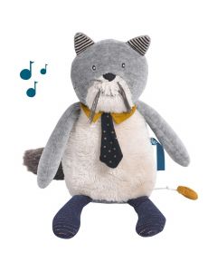 Peluche musicale Fernand - Les Moustaches