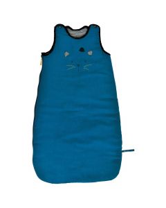 Gigoteuse 70 cm bleue - Les Moustaches