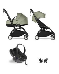 Trio poussette Yoyo² 6m + nacelle Yoyo + Yoyo car seat by BeSafe