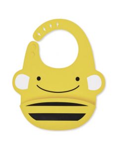 Bavoir en silicone Zoo