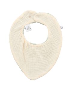 Bavoir-bandana bambou/gaze