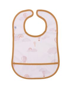 Bavoir en tissu imperméable souple