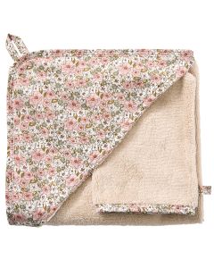 Cape de bain bambou + gant