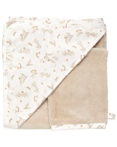 Cape de bain bambou + gant