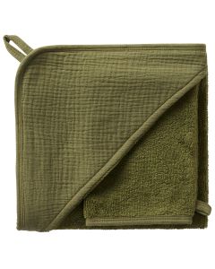 Cape de bain bambou + gant