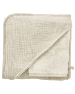 Cape de bain bambou + gant