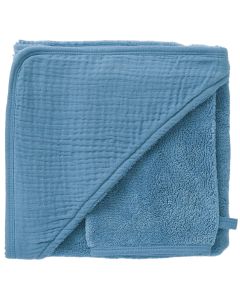 Cape de bain bambou + gant