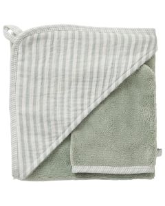 Cape de bain bambou + gant