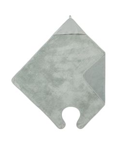 Cape de bain tablier en bambou - 100x100cm