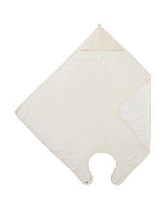 Cape de bain tablier en bambou - 100x100cm