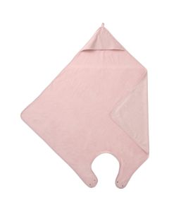 Cape de bain tablier en bambou - 100x100cm