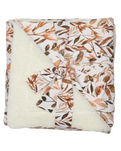 Couverture luxe avec fausse fourrure - 70x100cm